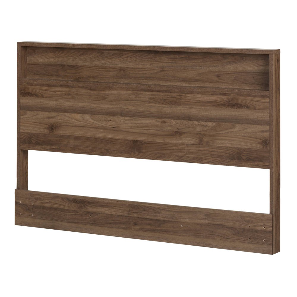 Photos - Bed Frame South Shore Queen Musano Headboard Natural Walnut: 5-Year Warranty, Lamina