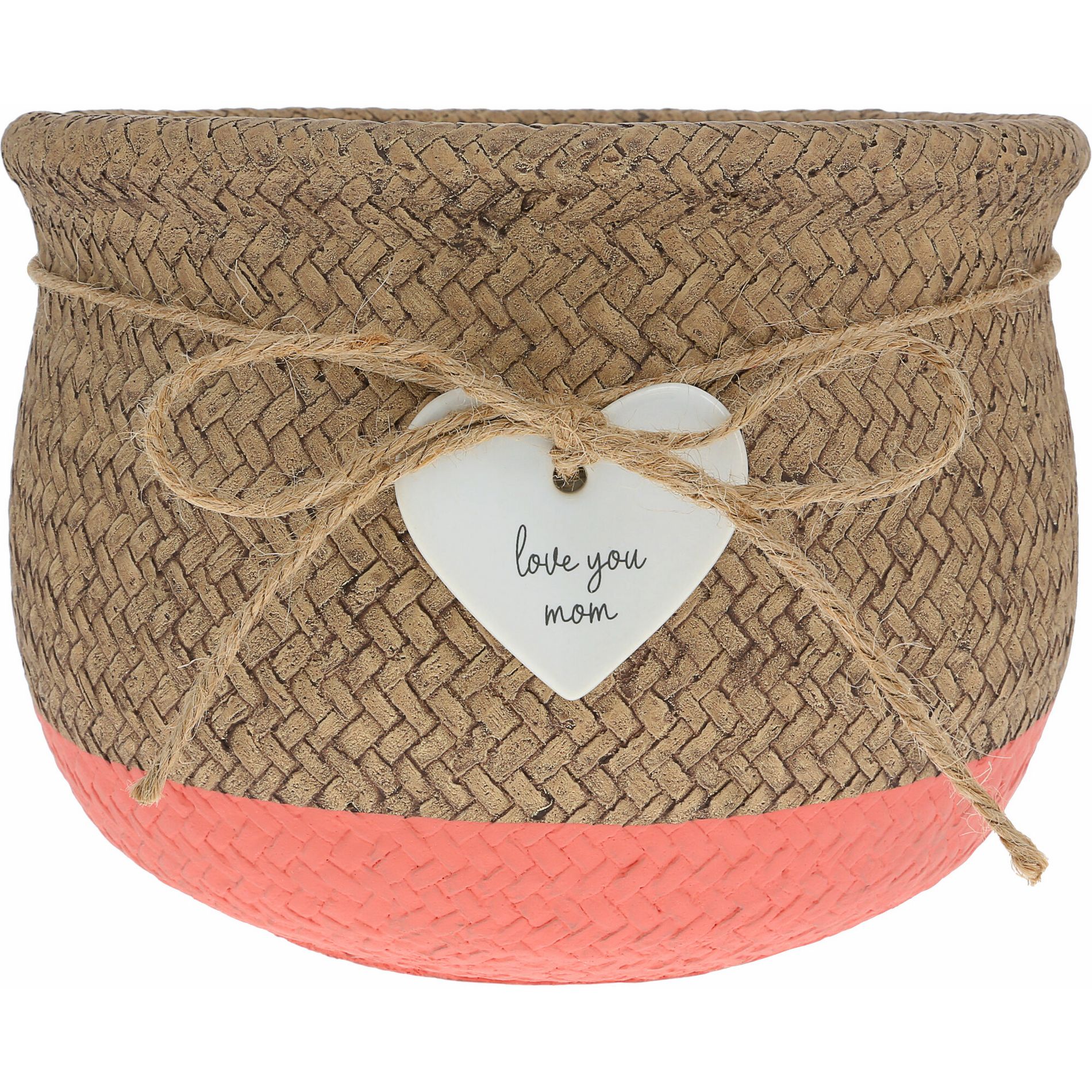 Pavilion Gift Company - Love You Mom - 8.5" Flower Pot - Planters