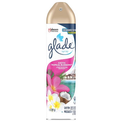 Glade Aerosol Room Spray Air Freshener Exotic Tropical Blossoms - 8oz