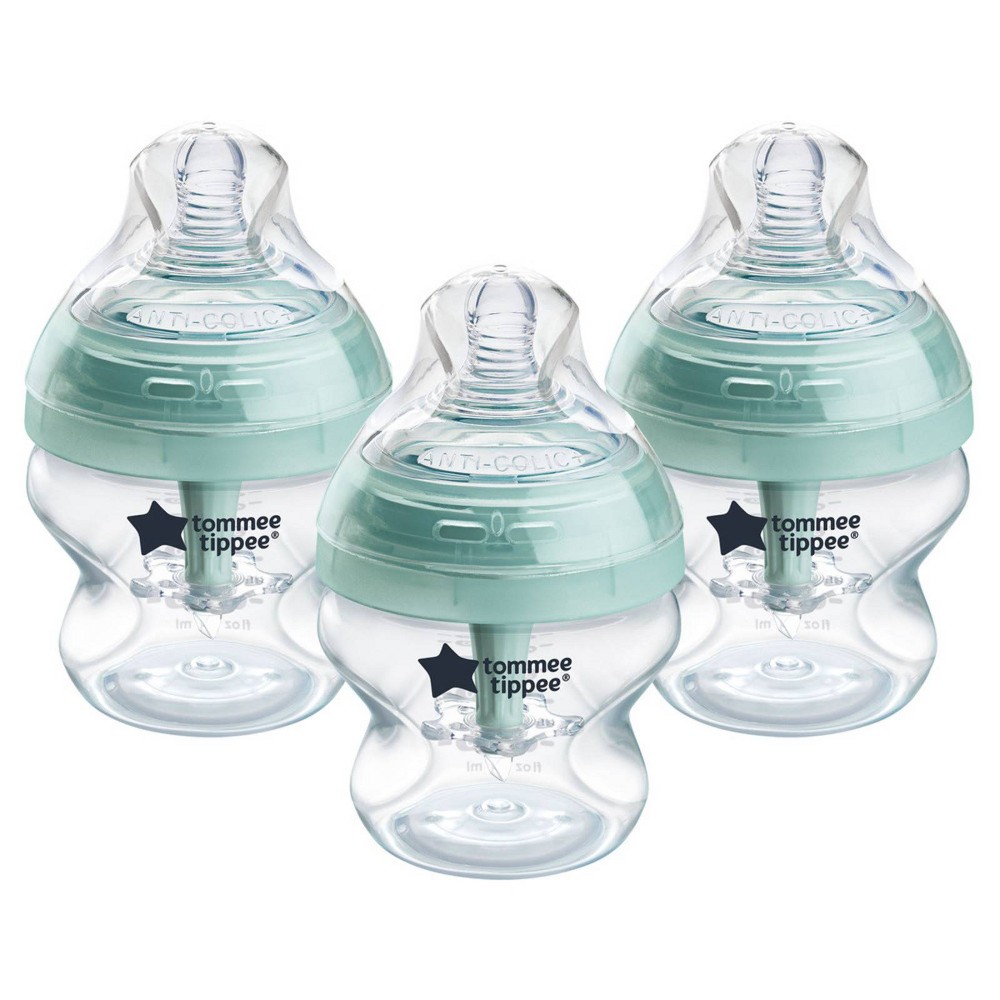 Photos - Baby Bottle / Sippy Cup Tommee Tippee Advanced Anti-Colic Baby Bottle Set - 5oz/3pk 