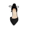 Allegra K Women's Ankle Tie Point Toe High Block Heel Dress Pumps - 3 of 4
