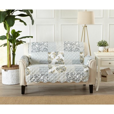 Reversible Stitched Patchwork Sofa Furniture Protector - Great Bay Home