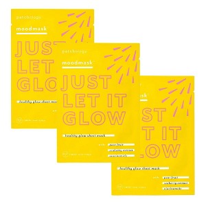 Patchology Just Let It Glow Healthy Glow Sheet Mask | Face Masks Skincare Sheet |Moisturizing, and Healthy Skin (PACK OF 3) - 1 of 4