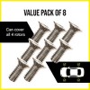 Impresa 8-Pack of Rotor Screws for Brake Discs - Compatible with Honda, Acura, Hyundai and Kia Models - 4 of 4