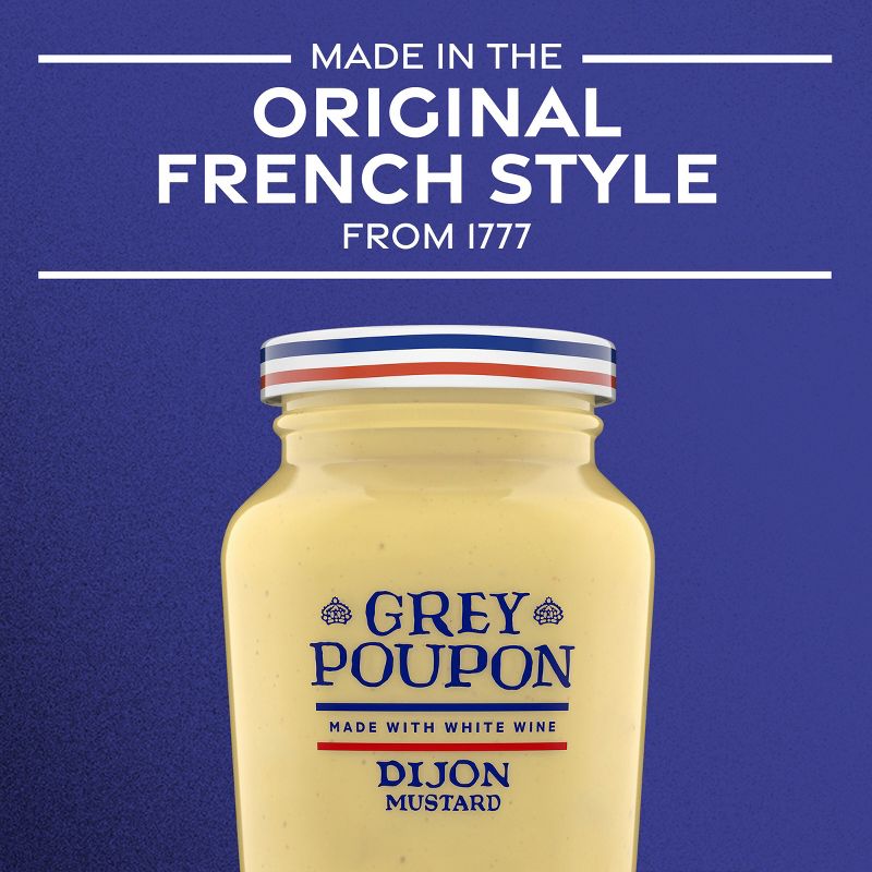 Grey Poupon Dijon Mustard - 8oz, 5 of 16