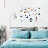Unique Bargains Space Alien Living Room Bedroom Wall Stickers Artificial Decal - 4 of 4