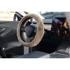 Natural Auto Sheepskin Steering Wheel Cover - 3 of 4