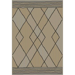 Obeetee Sol Diamond Power Loomed Contemporary Indoor/Outdoor Area Rug - 1 of 1
