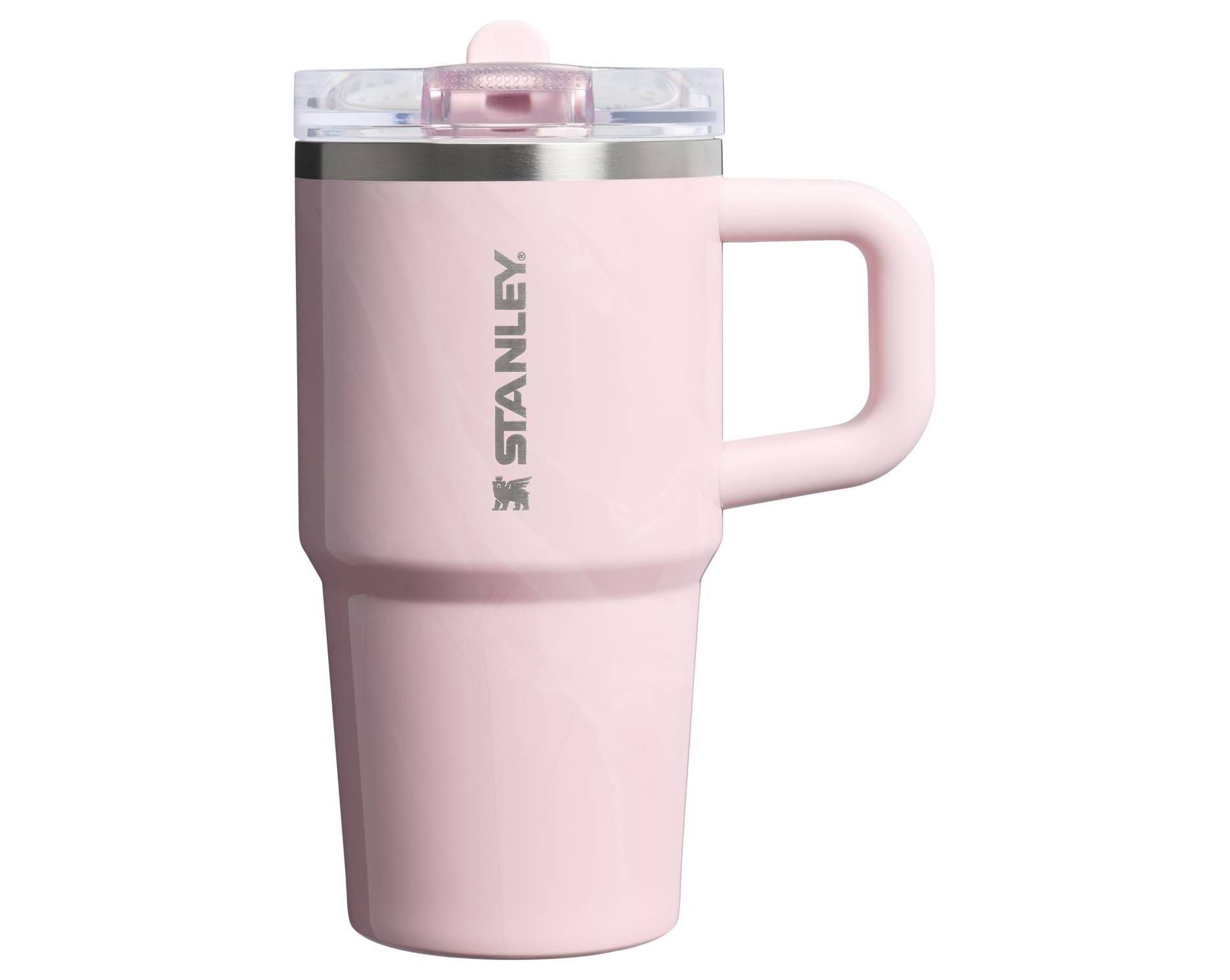 Stanley 20 oz Stainless Steel Quencher Pro Tour Tumbler Pink Amethyst Calacatta