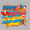 Toddler's Marvel Happy Birthday Super Hero T-Shirt - 2 of 3
