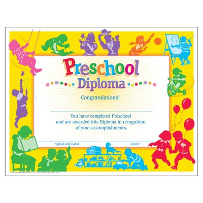 Trend Classic Preschool Diploma , 30 ct (Case of 4)