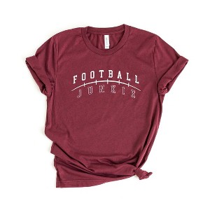 Simply Sage Market Women's Football Junkie Short Sleeve Graphic Tee - 1 of 4
