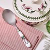 Portmeirion Botanic Garden Serving Spoon, 10 Inch Serving Spoon with Porcelain Handle, Foxglove Motif, Made from Stainless Steel and Porcelain - 2 of 4