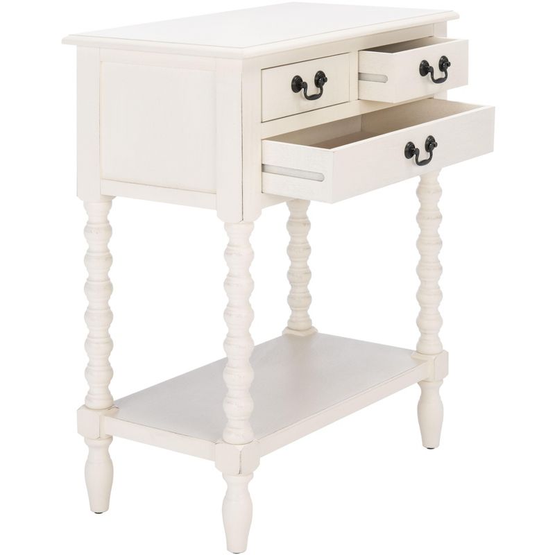 Athena 3 Drawer Console Table  - Safavieh, 4 of 10
