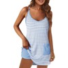 Imily Bela Womens Tennis Athletic Mini Romper Dress with Built in Shorts Summer Vacation Outfits - 2 of 4