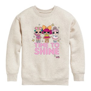 Boys' - LOL Surprise! - LOL Time To Shine Graphic Long Sleeve Fleece Sweatshirt - 1 of 4