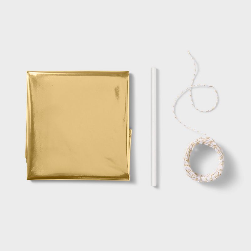 3ct Gold Quadrangle Star Shaped Foil Balloons - Spritz&#8482;, 5 of 6