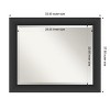 Amanti Art Sloped Beveled Framed Bathroom Vanity Wall Mirror - 3 of 4