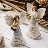 Pavilion Gift Company - Godmother - 6" Angel with Basket of Flowers - Decorative Objects - 3 of 4