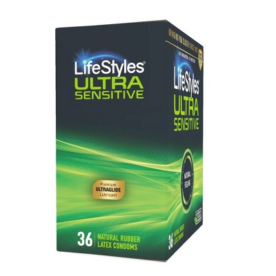 LifeStyles Ultra-Sensitive Latex Condoms - 36ct