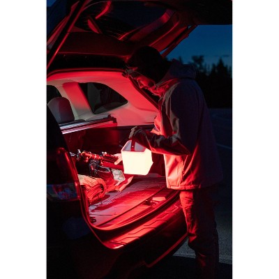 LuminAID White and Orange Solar Inflatable Lantern