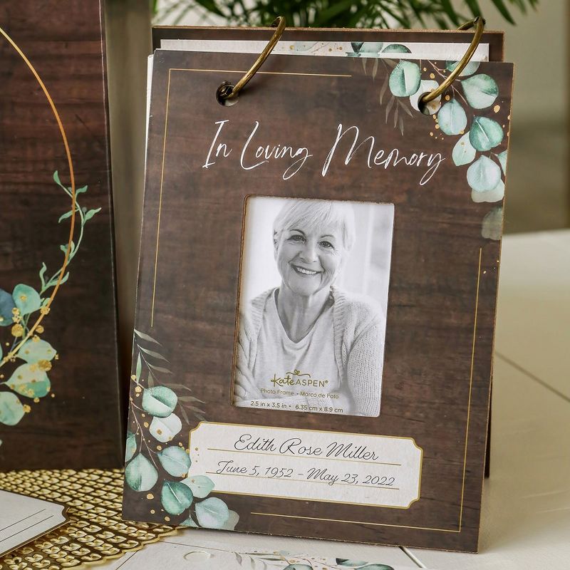 Kate Aspen Funeral Memory Book w/ box | 28651NA, 3 of 10