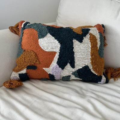 Clay Orange XL Lumbar Bed Pillow - H U N T E D F O X