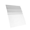 Unique Bargains Clear Sliding White Bar A4 Paper Business File Cover Folders 12.05" x 8.46" x 0.16" White 1Pcs - 2 of 4