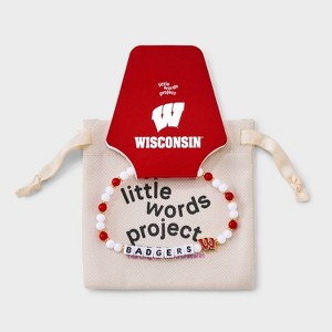 Little Words Project University of Wisconsin Beaded Bracelet - 1 of 4