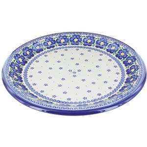 Blue Rose Polish Pottery 136 Vena Large Round Platter - 1 of 1