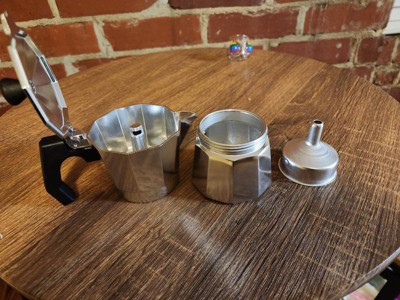 Joyjolt Italian Moka Pot 3 Cup Stovetop Espresso Maker Aluminum Coffee  Percolator Coffee Pot - Orange : Target