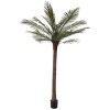 Pure Garden Artificial Palm Tree - Potted Faux Plant for Office or Home Decor - Realistic Greenery for Indoor or Outdoor Use - 2 of 4