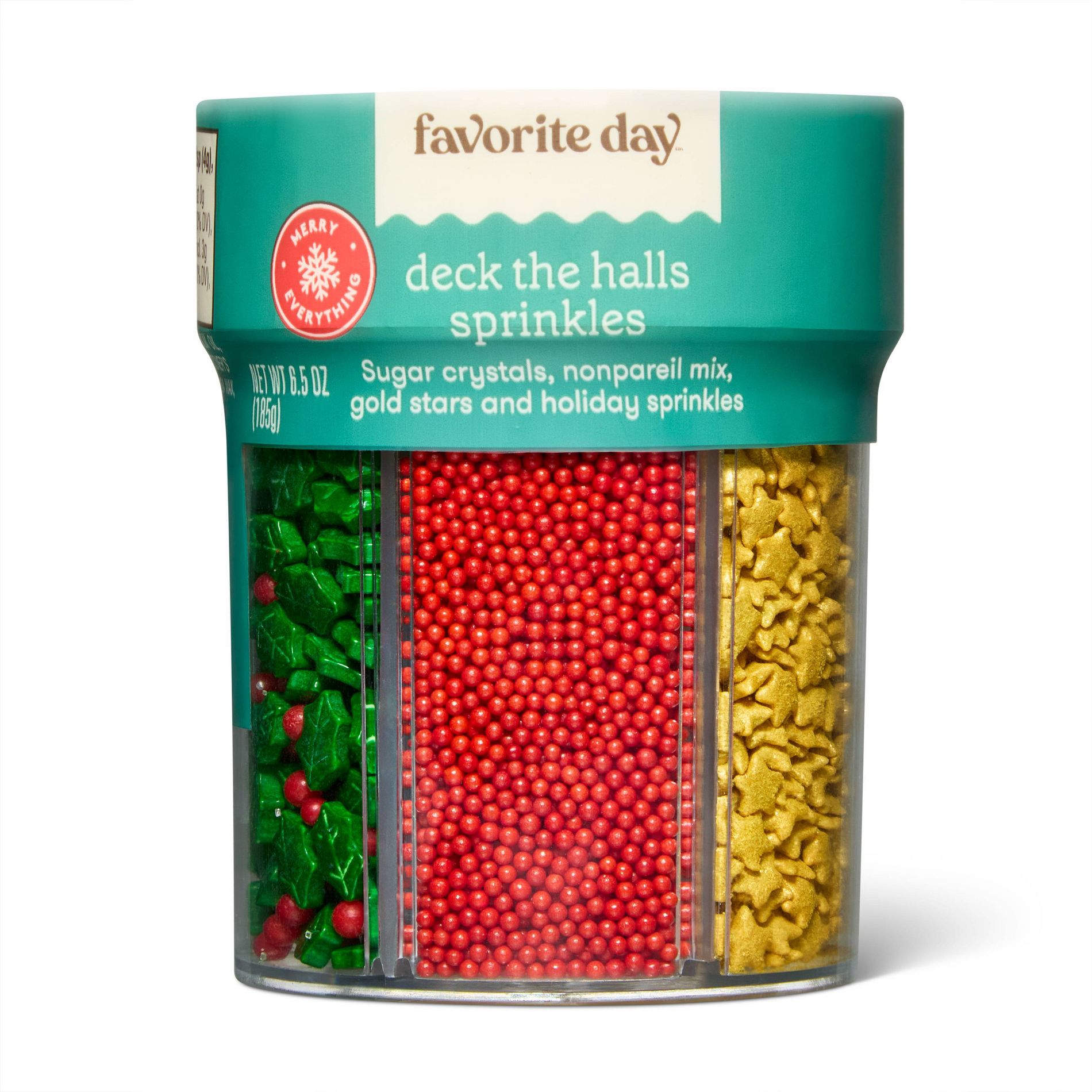 Holiday Deck The Halls Sprinkles - 6.3oz - Favorite Day™