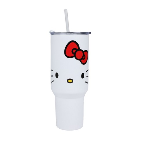 Lg Sanrio Hello Kitty White Tumbler Stainless Steel Cup With