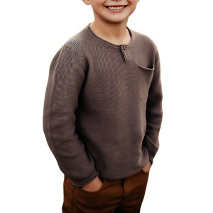 Boy's Dayton Cotton Sweater - ME & HENRY - 1 of 4