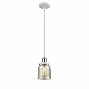 Bell - 1 Light Stem Hung Mini Pendant In Industrial Style-10 Inches Tall and 5 Inches Wide - 1 of 1
