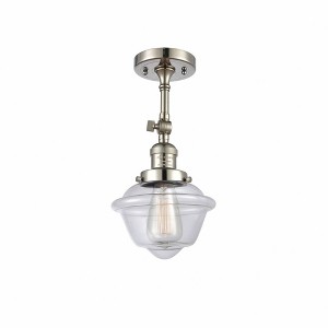 Oxford - 1 Light Semi-Flush Mount In Traditional Style-12.5 Inches Tall and 7.5 Inches Wide - 1 of 1