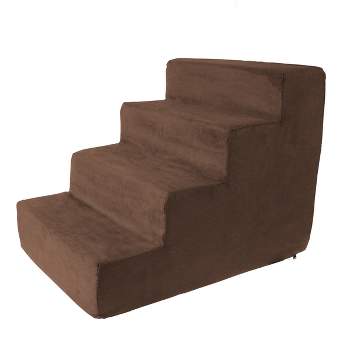 Pet Adobe High Density Foam Stairs for Pets - Brown