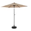 Gulches 9FT Outdoor Patio Umbrella Outdoor Table Umbrella with Push Button Tilt and Crank(Base Not Included)( khaki ) - 2 of 4