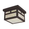 Livex Lighting Montclair Mission 1 - Light Flush Mount in  Bronze - 4 of 4