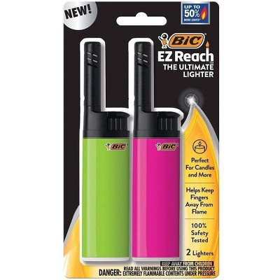 BIC EZ Reach 2pk Pocket Lighter - 2ct