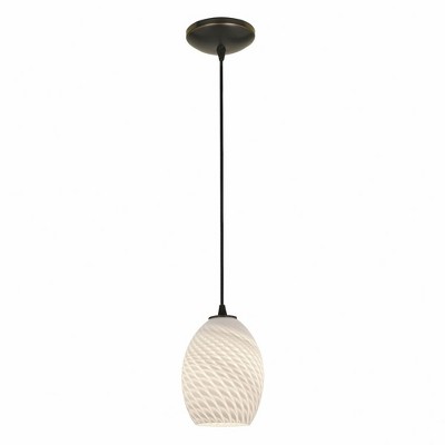 Access Lighting Brandy FireBird 1 - Light Pendant in  Oil Rubbed Bronze