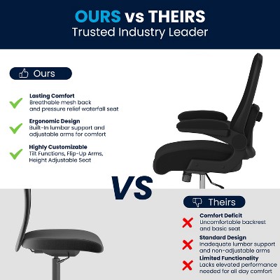 Black Mesh High-Back Ergonomic Executive Swivel Chair