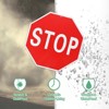 Unique Bargains Aluminum Reflective Rust Free Waterproof Stop Warning Sign - 4 of 4