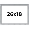 PosterPalooza | Classic Silver Picture Frame - UV Acrylic, Backing Board, Hanging Hardware Included - 2 of 4