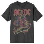 ACDC Are You Ready Men's Charcoal Heather T-shirt