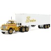 Mack R-Model Day Cab and 40' Vintage Trailer Yellow with Red and White "Mack Anniversary" 1/64 Diecast Model by DCP/First Gear - 4 of 4