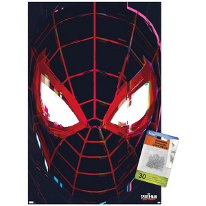 Trends International Marvel's Spider-Man: Miles Morales - Face Unframed Wall Poster Prints - 1 of 4