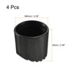 Unique Bargains Non Slip Round Rubber Ladder Accessories Protective Pads 4 Pcs - 2 of 3