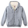Collections Etc Ultra Soft Fleece Lined Zip-Up Hooded Sweatshirt - 2 of 4